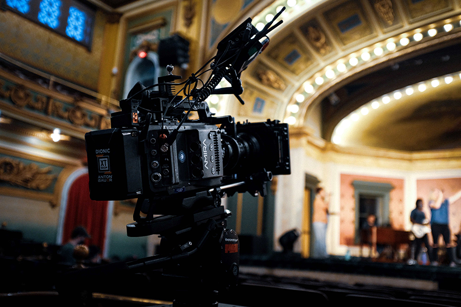 Video camera in the theatre