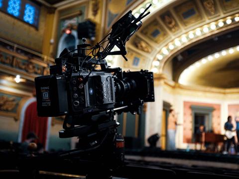 Video camera in the theatre